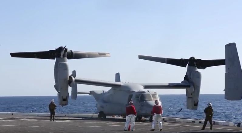 (VIDEO) Watch U.S. Marines Conduct Flight Operations From The Deck Of The USS San Diego Featured