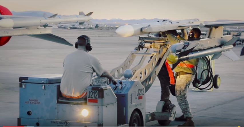 Alabama Air National Guard Fighting Falcons Participate In Exercise Red Flag Against Spanish Air Force At Nellis Air Force Base Featured