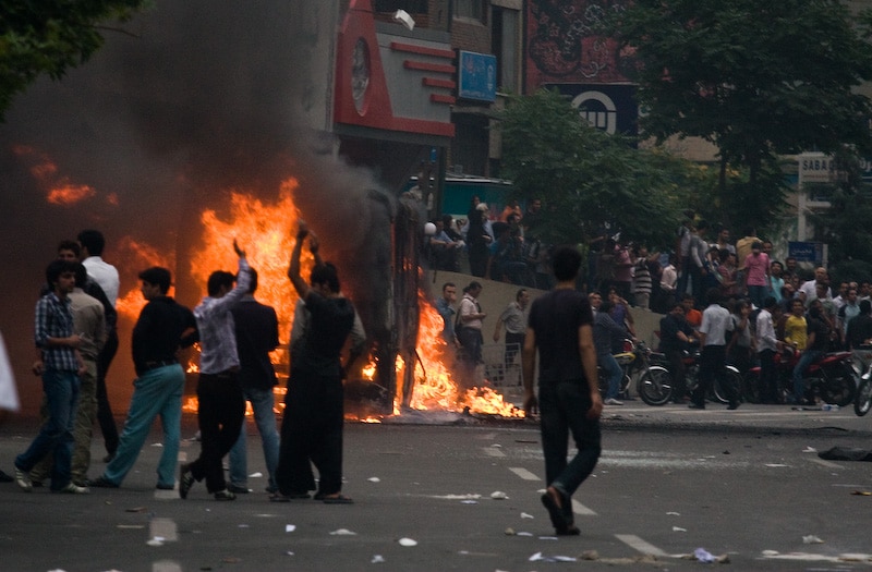 US 'deeply concerned' after Iranian crackdown on protests over water shortages