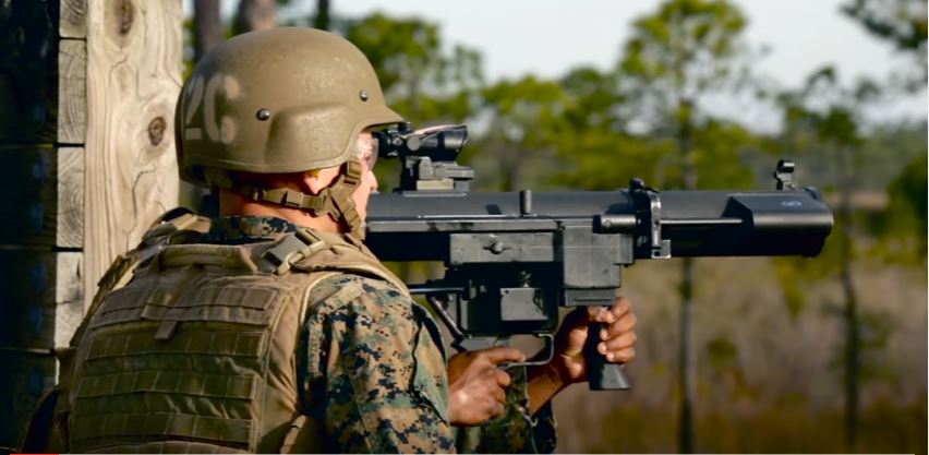 U.S. Marines Fire Shoulder-Launched Multipurpose Assault Weapon As Part Of The Basic Combat Engineer Course At Camp Lejeune Featured