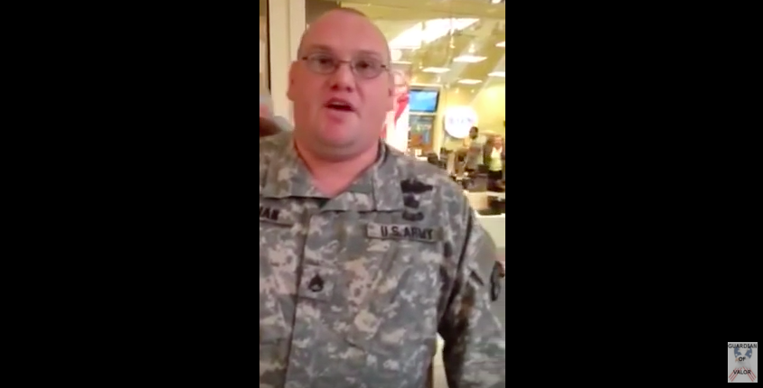 Frustrating Stolen Valor Video From 2014 Black Friday In A Mall Featured