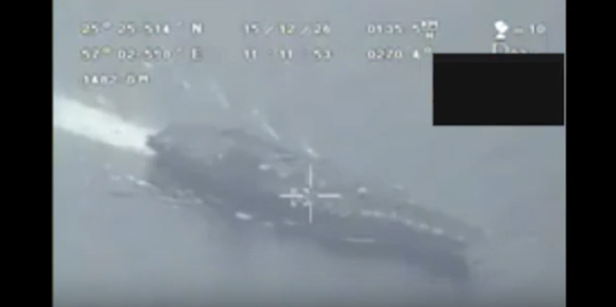 Iran Releases Footage Of Drone Flying Directly Over USS Truman & Taking ‘Precise’ Photos Featured