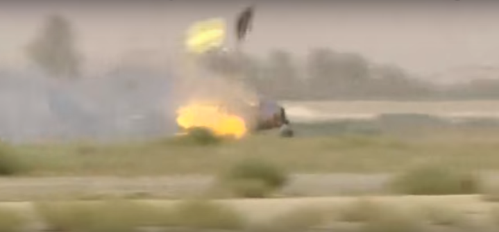 Incredible Footage Of Pilot Waiting Until The Very Last Second To Eject From His Jet Featured