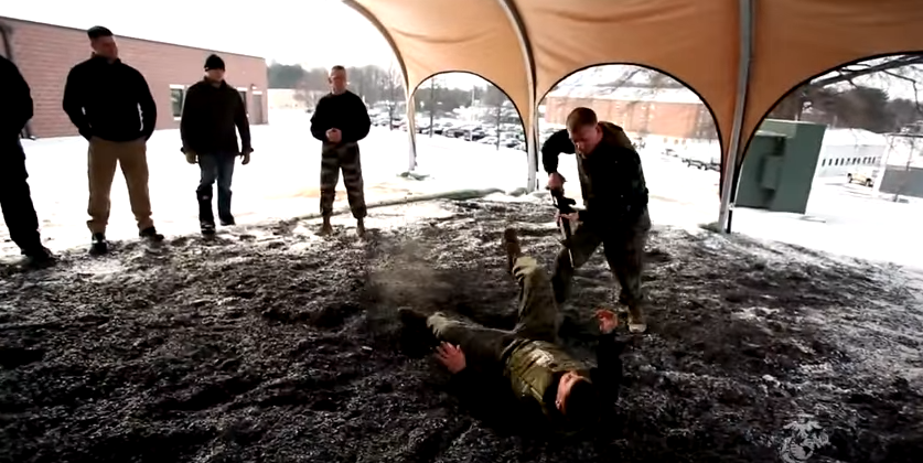 Dana White & 8 UFC Fighters Try Their Hand At Marine Corps Martial Arts Featured