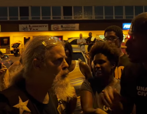 Watch Intense HD Video Of This Veteran Confronting An Angry Flag-Stomping Mob Of Protesters Featured