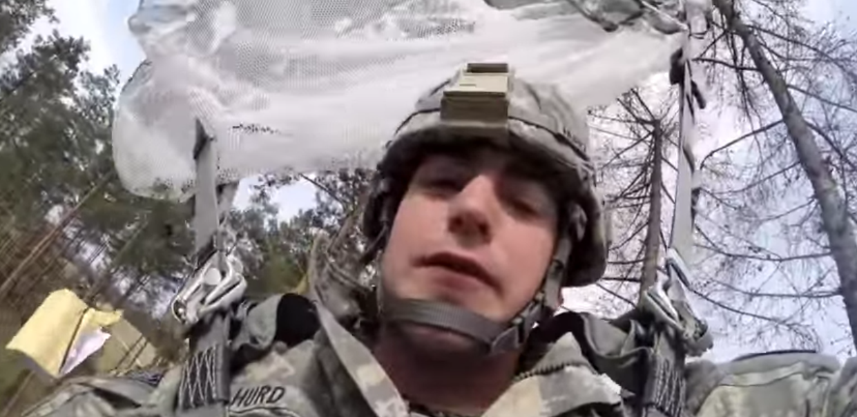 Watch (HD) What This Paratrooper Does To Free Himself When His Chute Gets Stuck In A Tree Featured