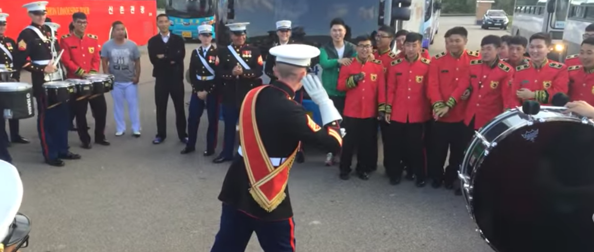 U.S. And South Korea Militaries Face Off In Epic Drumline Battle Featured