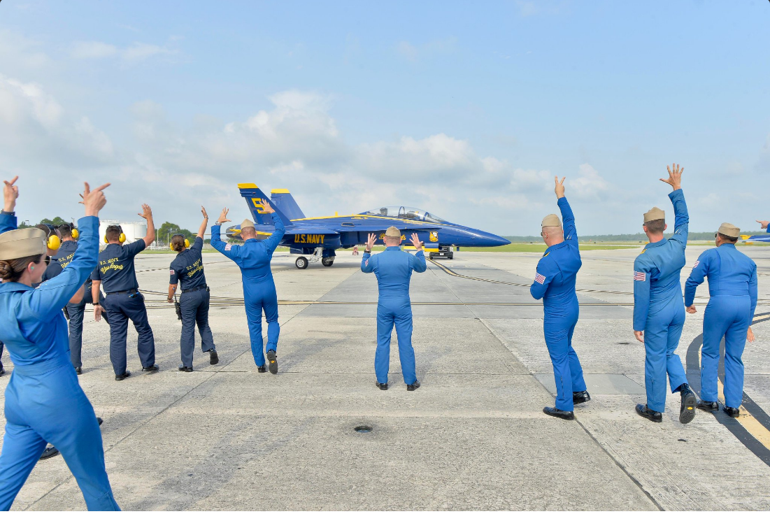 Blue Angels Return To Skies For First Time Following Tragic Death Of Capt. Jeff Kuss Featured