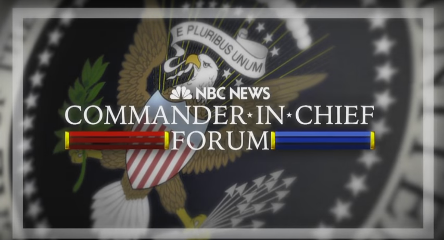 Commander-In-Chief Forum: Clinton Admits A Lot Of “Mistakes” While Trump Criticizes Obama And Clinton On ISIS Featured