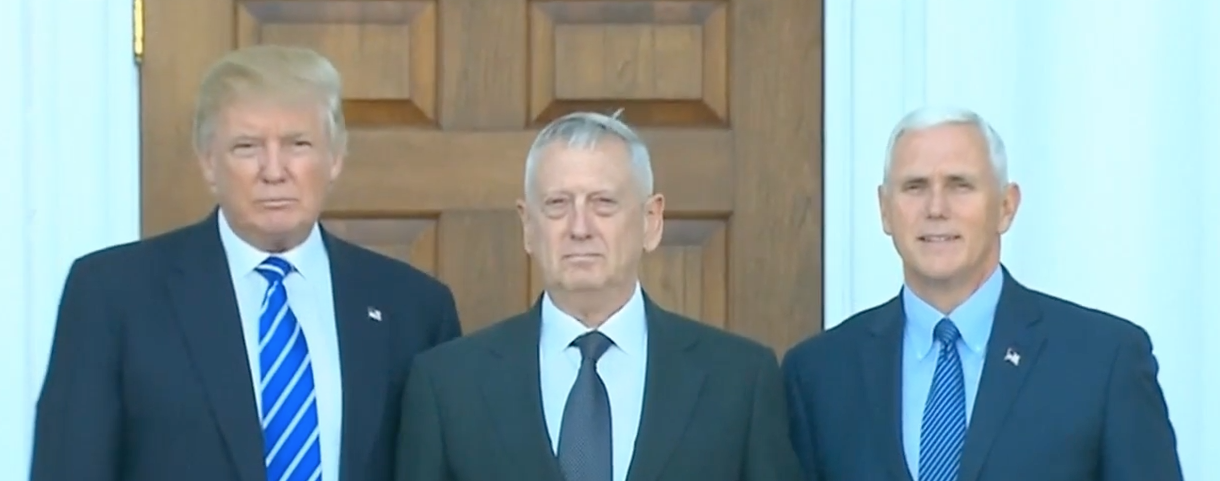 CNN Source: “Mattis Is Leading SECDEF Candidate” & Trump Tweets After Mattis Meeting Featured
