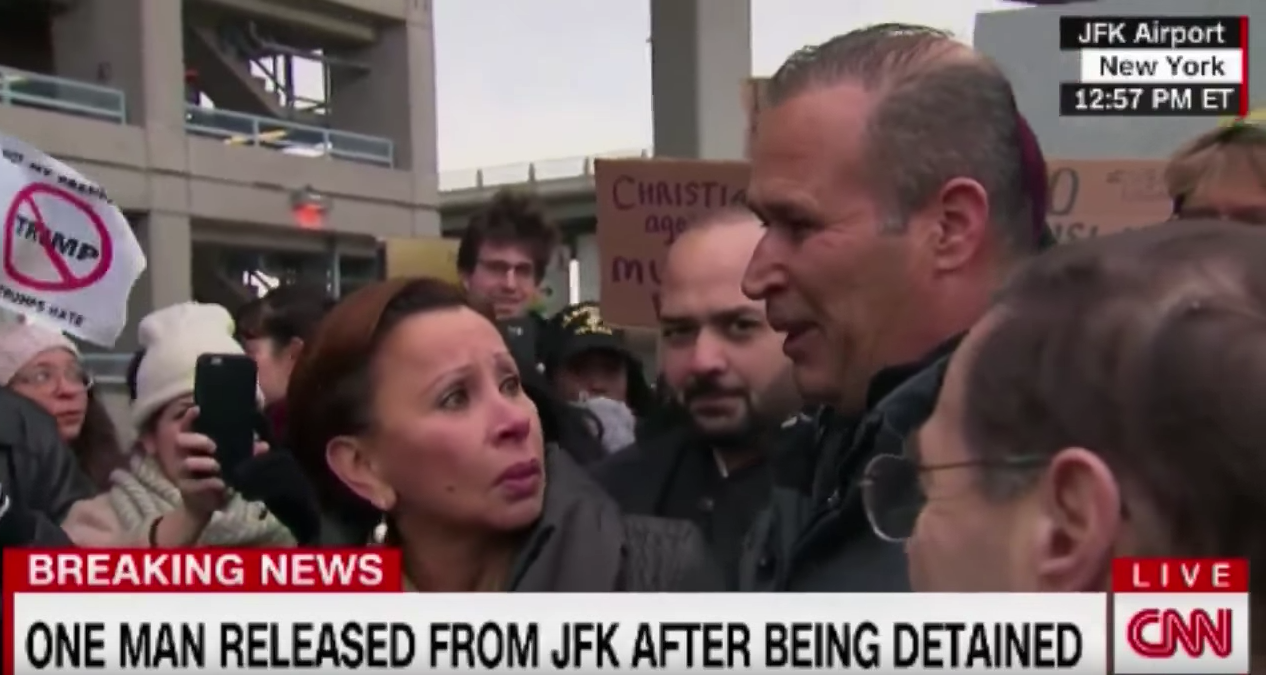 (VIDEO) Iraqi Detained At JFK Airport Says He Likes Trump On Live TV Featured