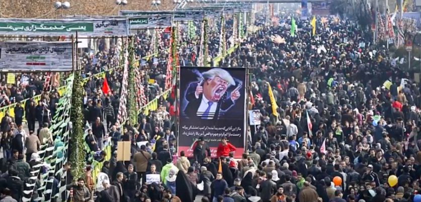 Hundreds Of Thousands In Iran Chant “Death To America” & Burn Trump Effigies Featured
