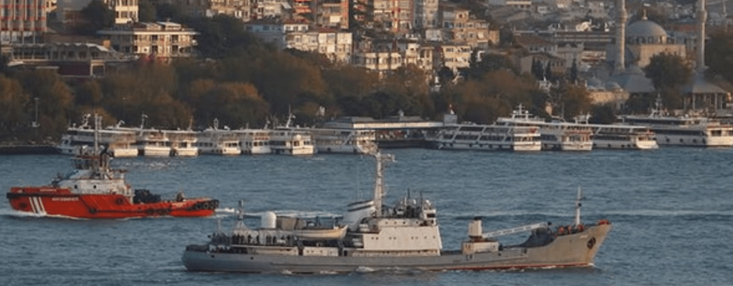 Russian Navy Intelligence Ship Sinks In Black Sea After Collision Featured