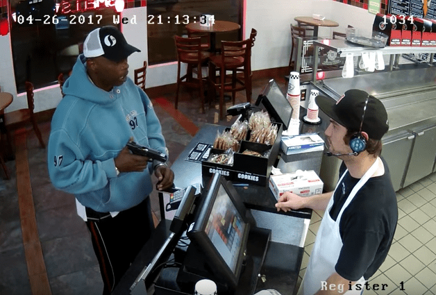 Watch This Criminal Jam His Gun While Robbing Jimmy Johns Featured