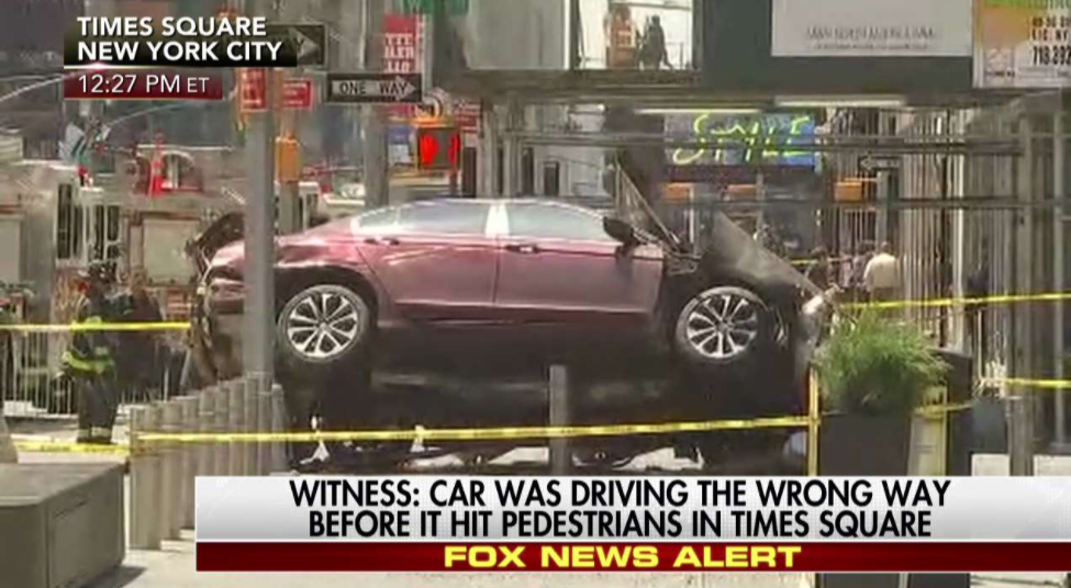 TIMES SQUARE: At Least 1 Dead, 13+ Injured After Car Plows Through Pedestrians Featured