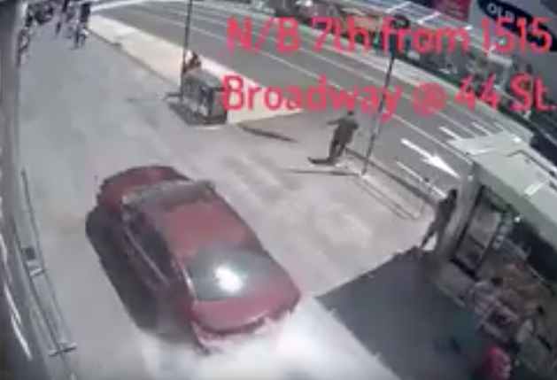 GRAPHIC VIDEO: Up Close Surveillance Footage Shows Deadly Times Square Vehicle Attack Featured