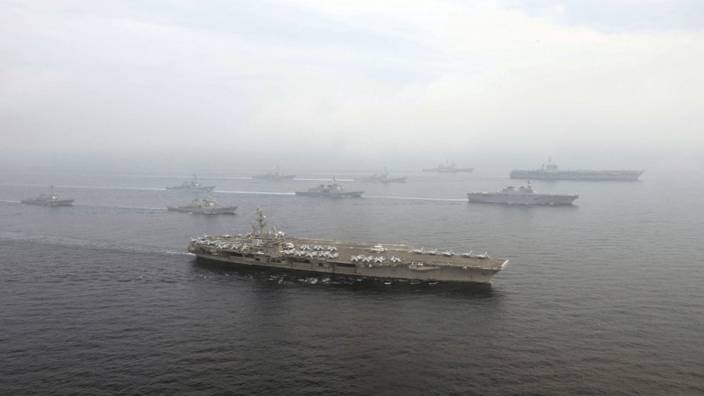 Vinson And Reagan Strike Groups Gather In Force Near North Korea Featured