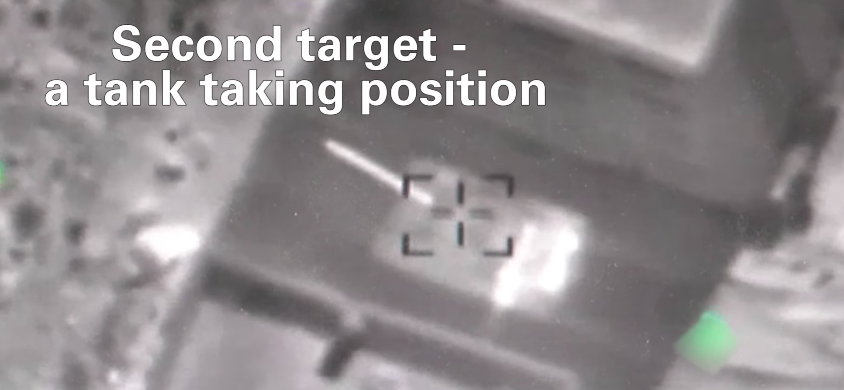 Watch an Israeli airstrike take out a Syrian machine gun and 2 tanks Featured