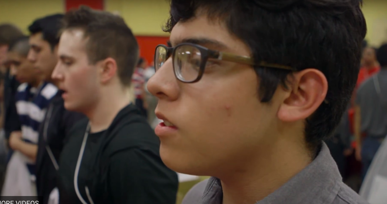 Watch US Marine recruits during their first moments at boot camp