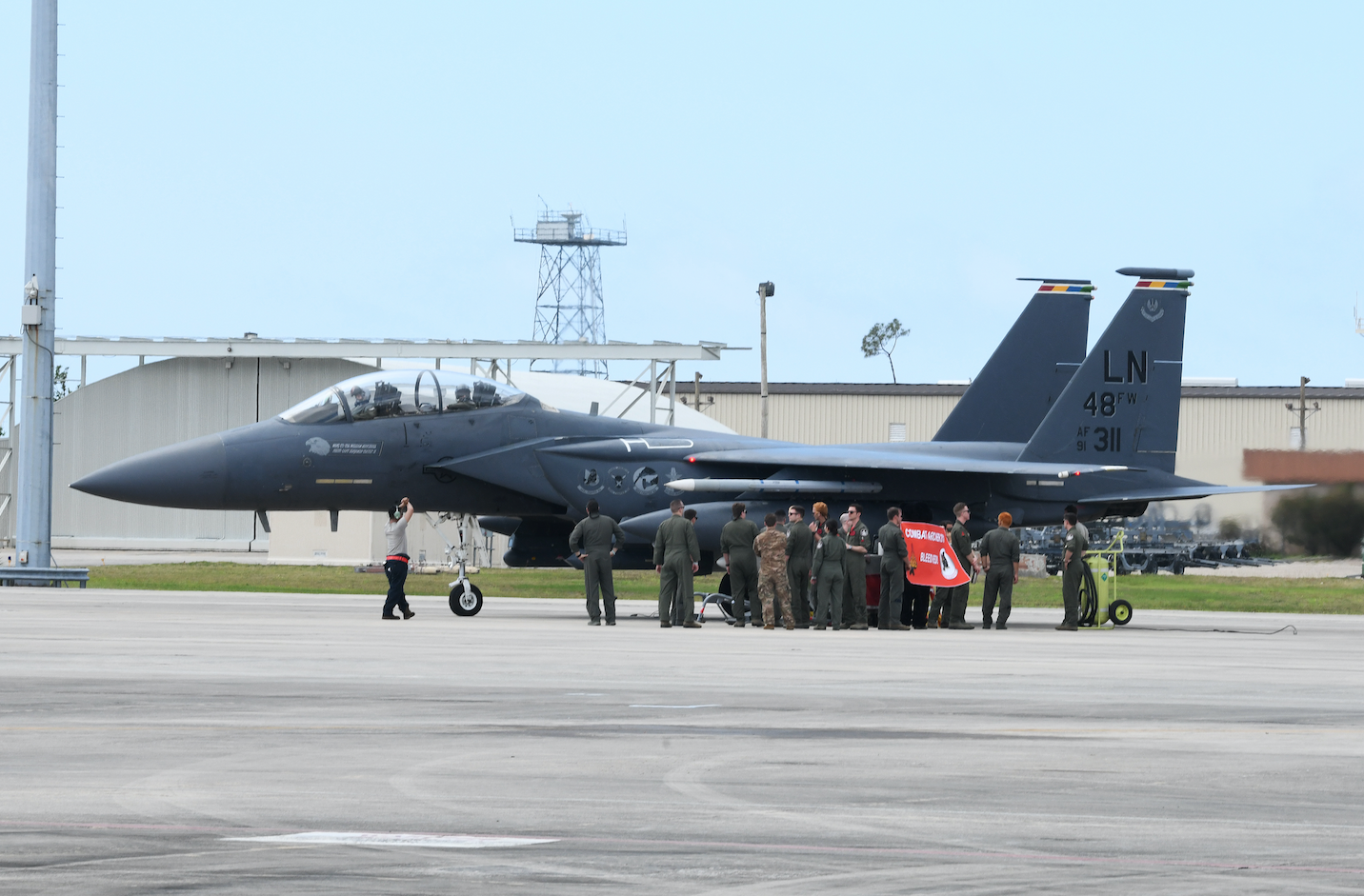 494th Fighter Squadron Arrives For Exercise Checkered Flag 19-1 ...