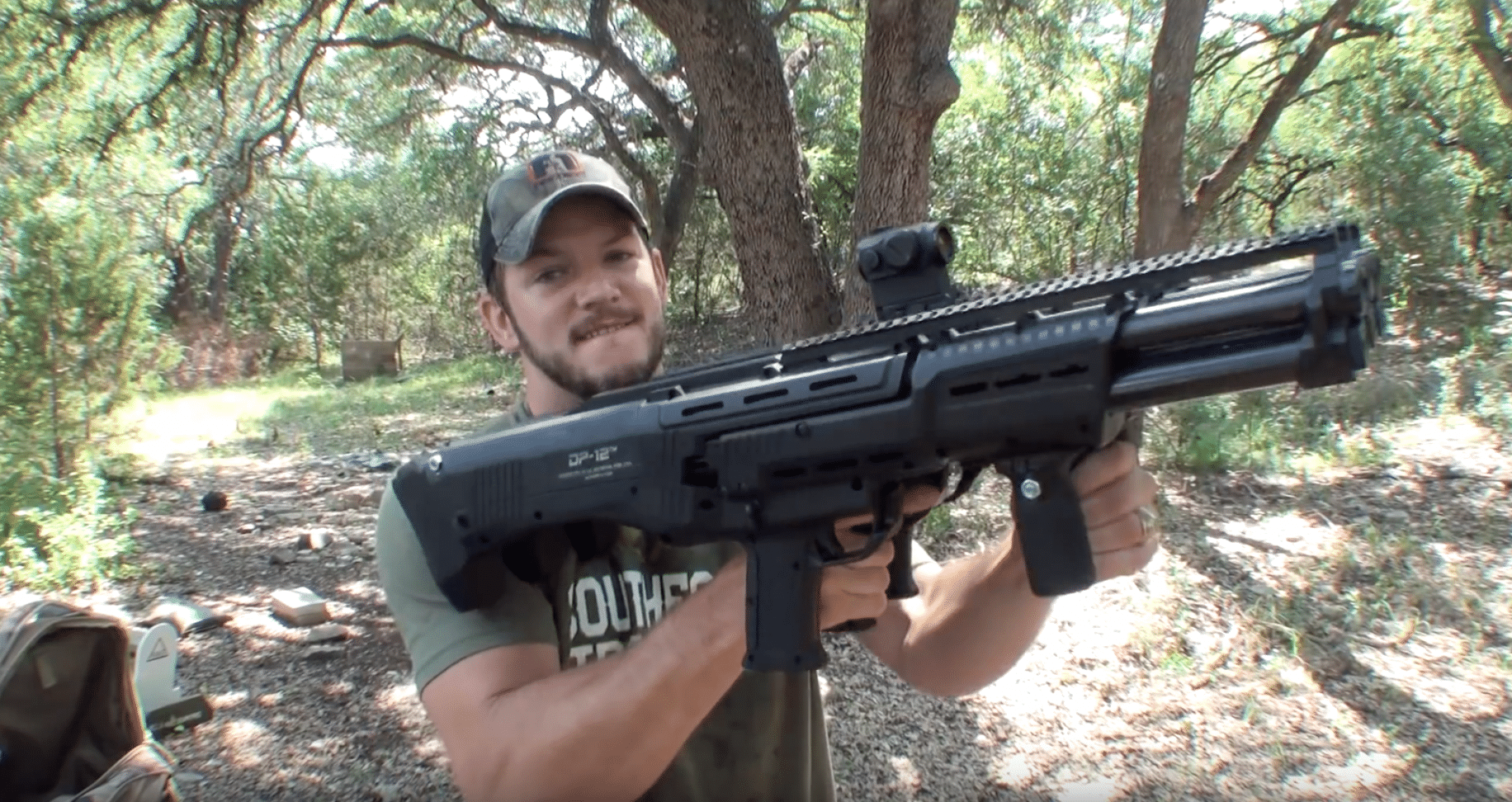 See the 'Triple Double' 6 barrel shotgun in action! | American Military ...