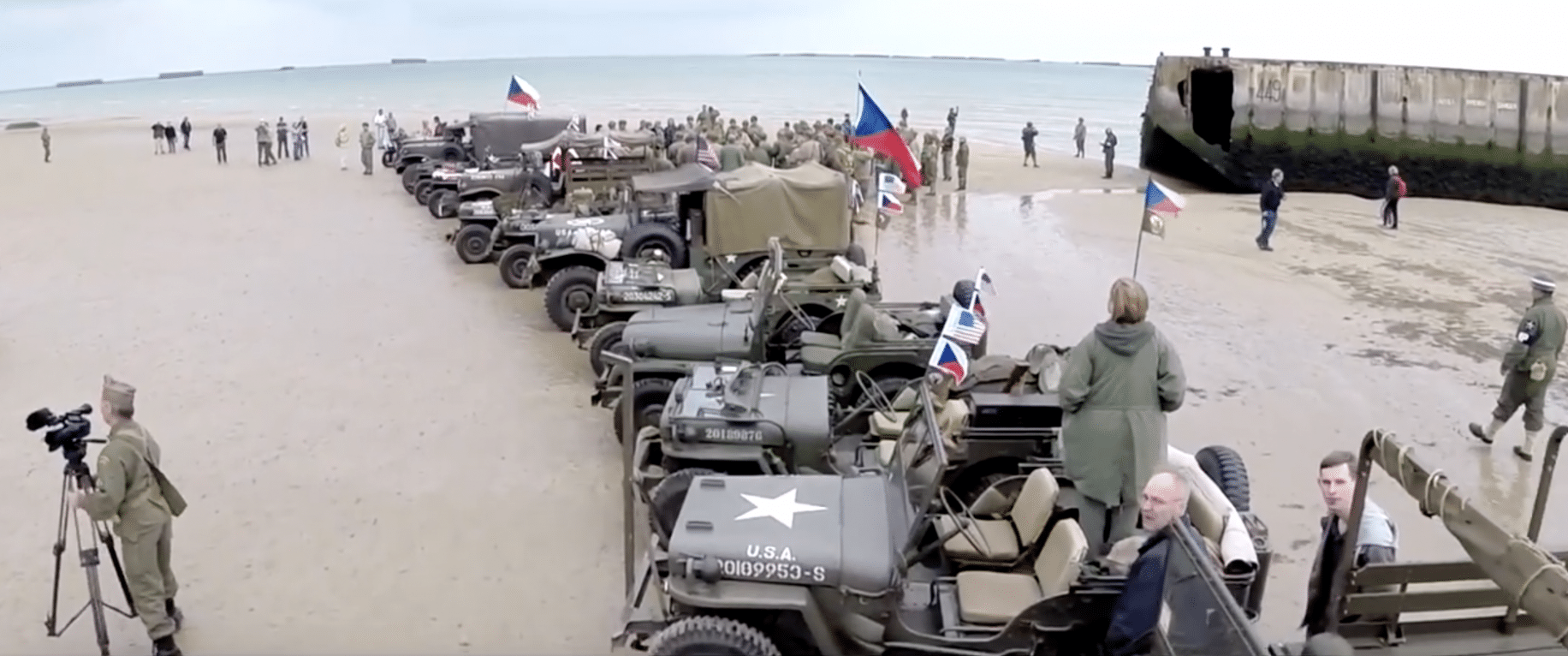 Check Out This Unreal Drone Footage Of Normandy Beach On The 70th ...