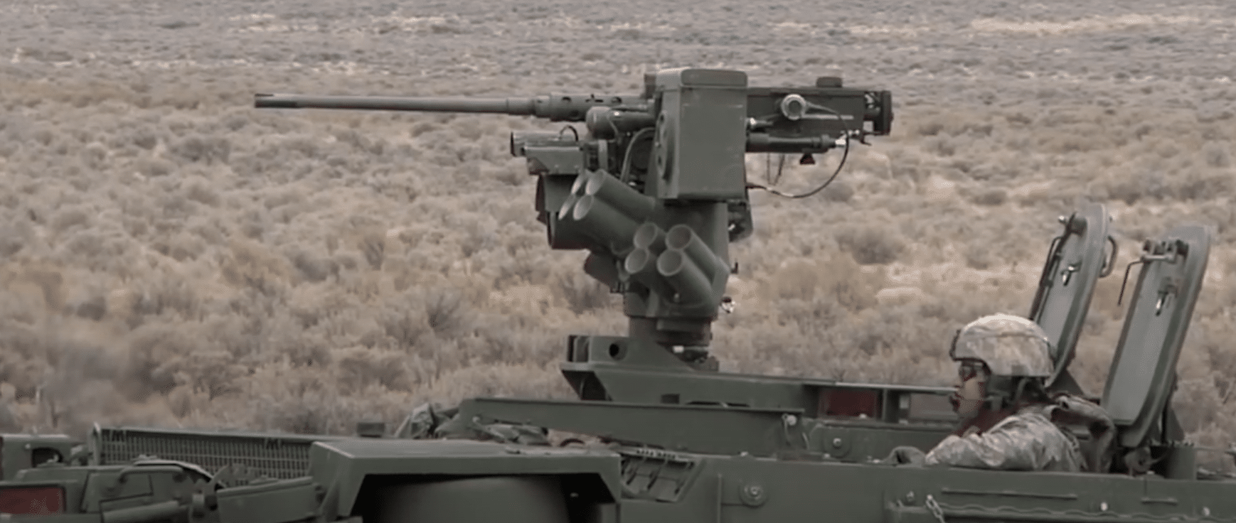 Check out the US Army's Common Remotely Operated Weapon Station (CROWS