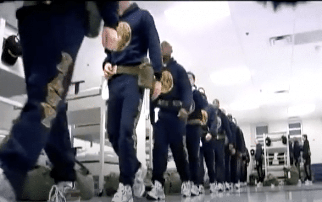 US Navy basic training video shows individuals' transformation into our