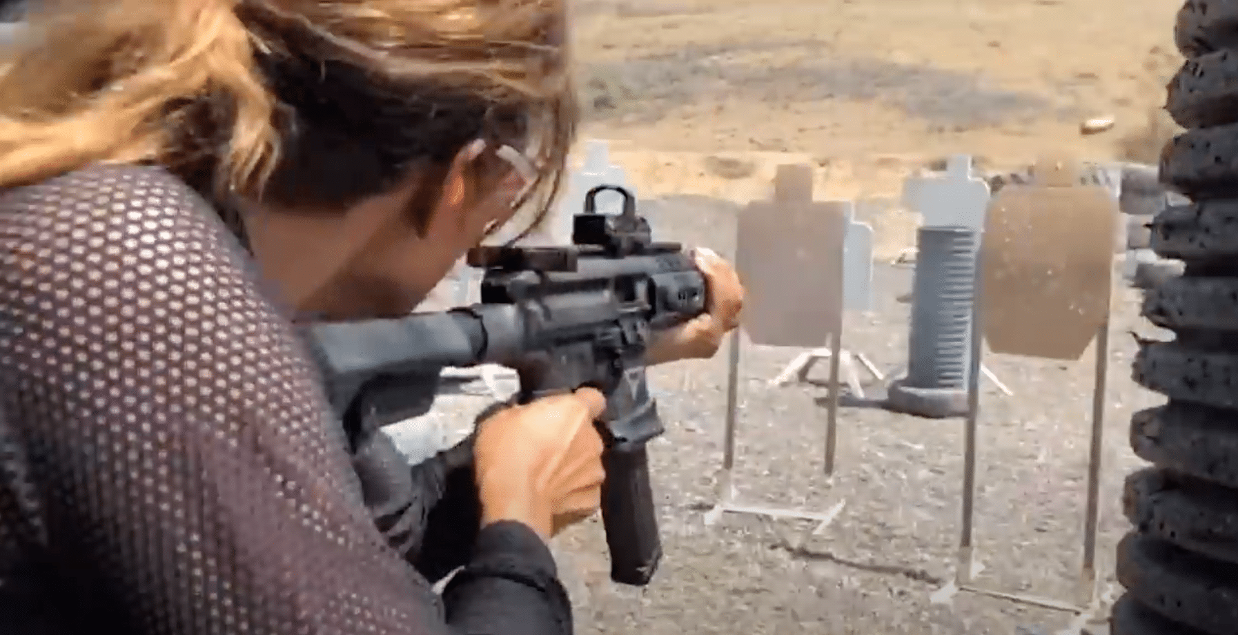 Video: Check out Halle Berry wrecking the shooting range in prep for