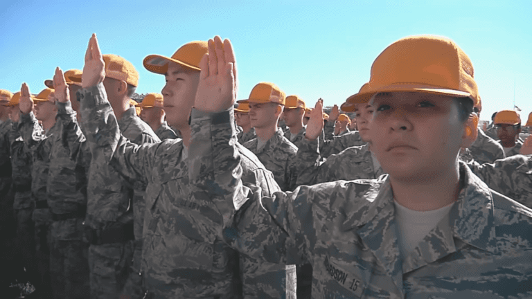 (VIDEO) A rare glimpse into US Air Force's first day of cadet training