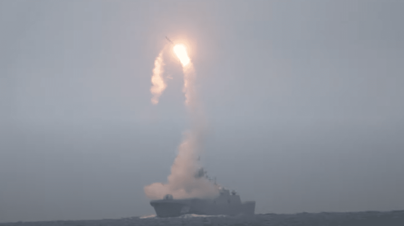 Russia releases video of hypersonic missile launch from a cruise ship ...