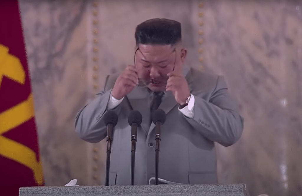 Video Kim Jong Un Cries Tells North Koreans I Am Really Sorry In Public Speech 