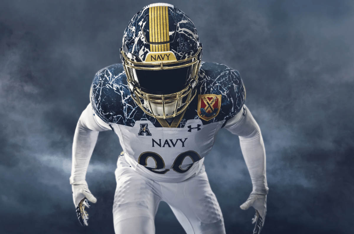Pics/Video Navy football's specialty uniforms for Army game celebrate