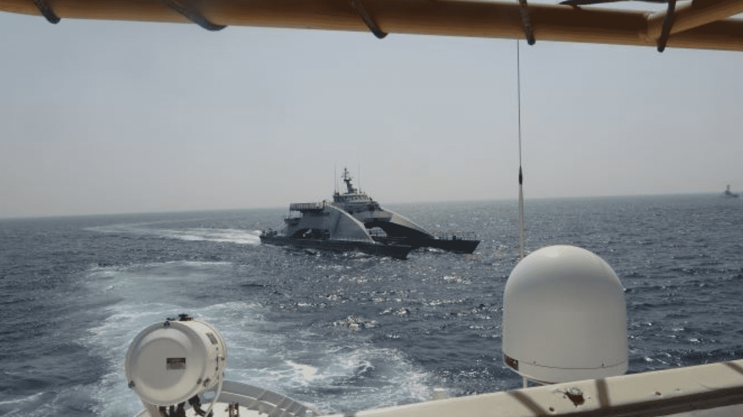 Pics: Iranian Warships Cut Off 2 US Coast Guard Ships In Persian Gulf ...