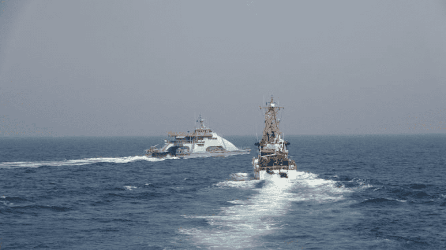 Navy releases video of Iranian warship harassing US Coast Guard ship in