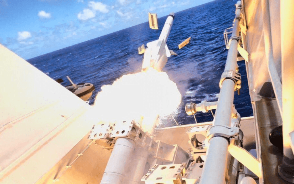 US and allies obliterate warship