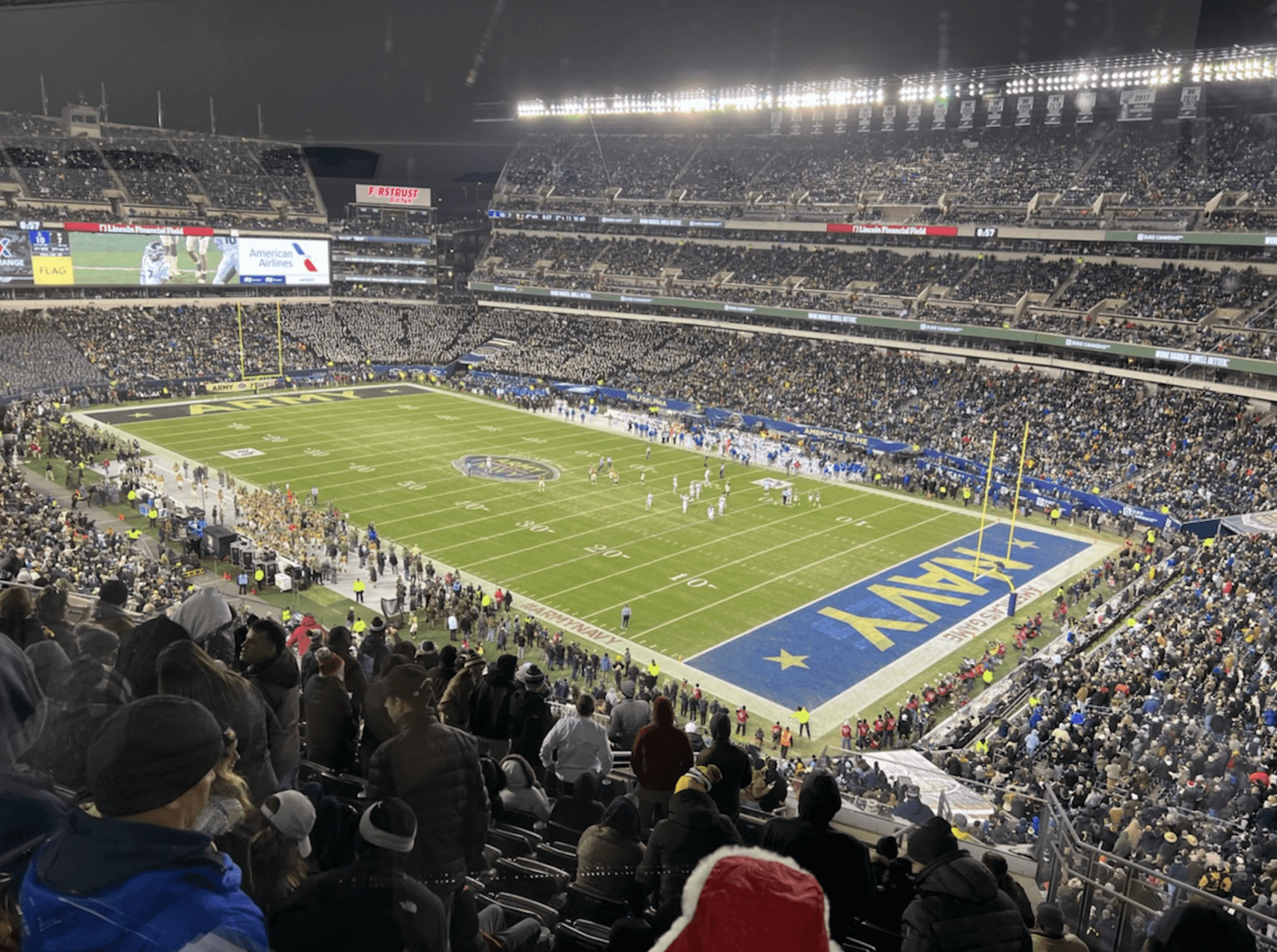 Migrants 'displacing' military families for Army-Navy game