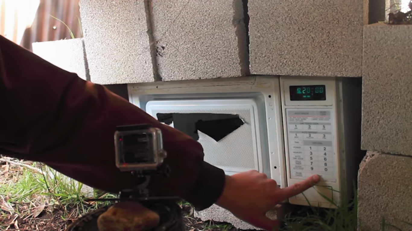 Watch what happens when you put a loaded Glock in a microwave American Military News