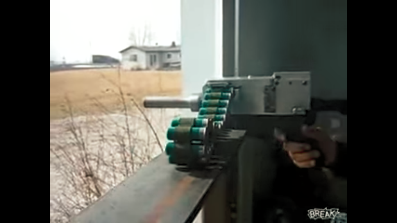 Beltfed 12 gauge (YouTube) .