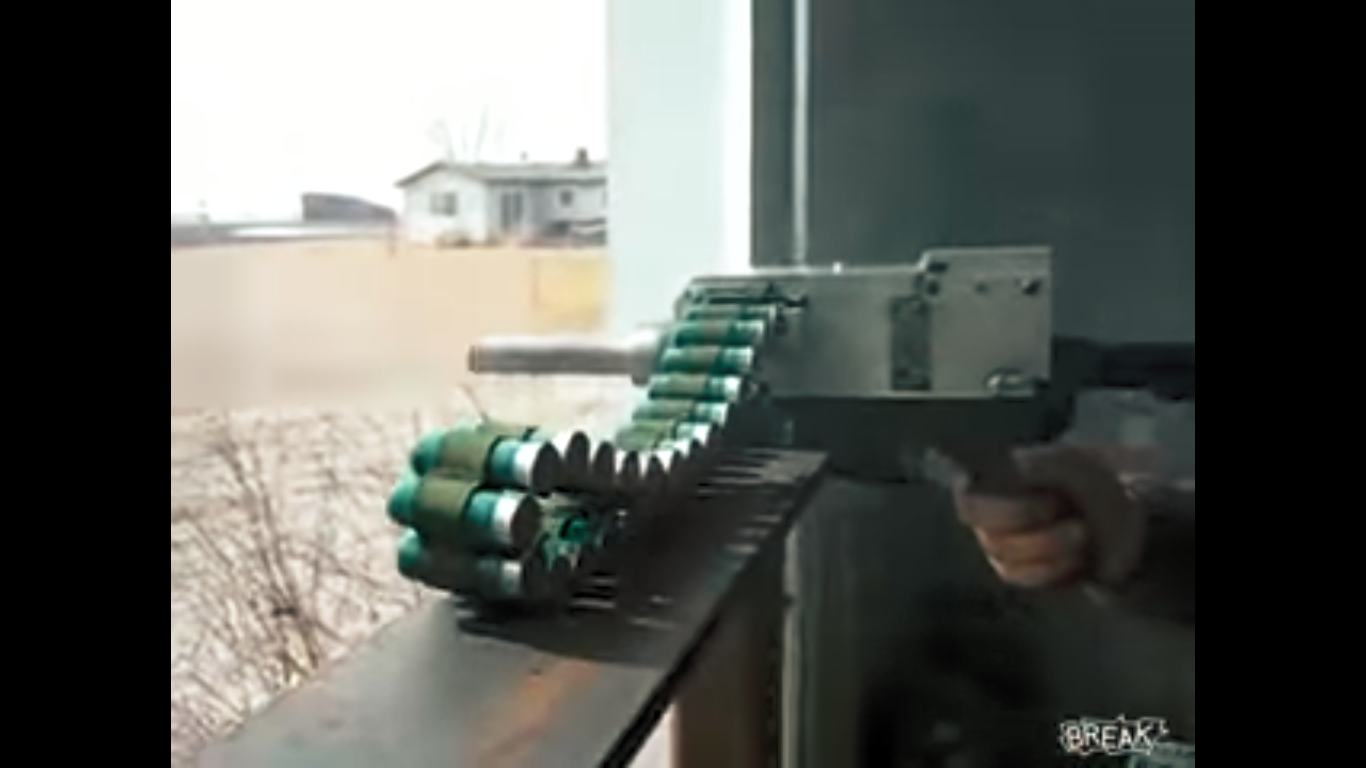 What you are about to see is a prototype of the belt-fed 12 gauge upper rec...