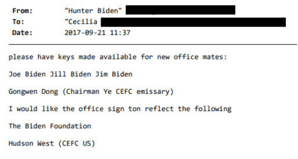 Screenshot 91 | GOP reps seek Treasury reports on ‘millions’ paid to Biden family by Chinese company | The Paradise News