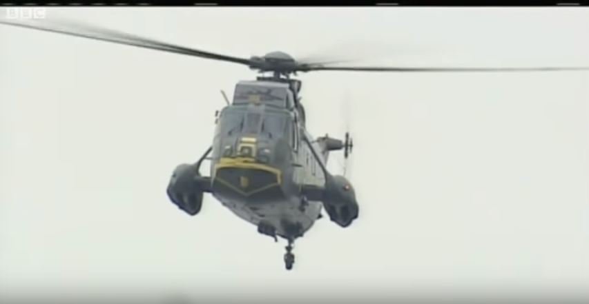 Watch Prince William Land A Sea King Helicopter On Water During A Search & Rescue Maneuver Featured