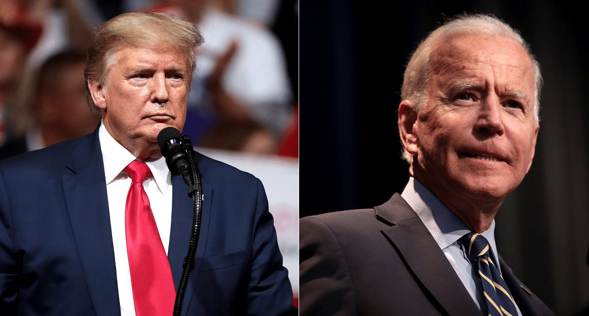 Trump needs to be 'locked up,' Biden says