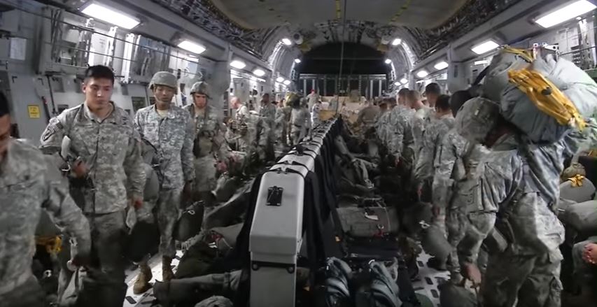 GoPro Video Taken Of 82nd Airborne Division Doing A Massive Drop Exercise From A C-17 Featured