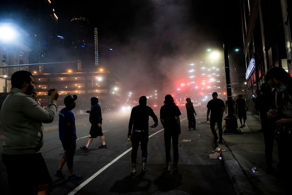 Police, protesters clash in Detroit; 19yearold dead after suspect