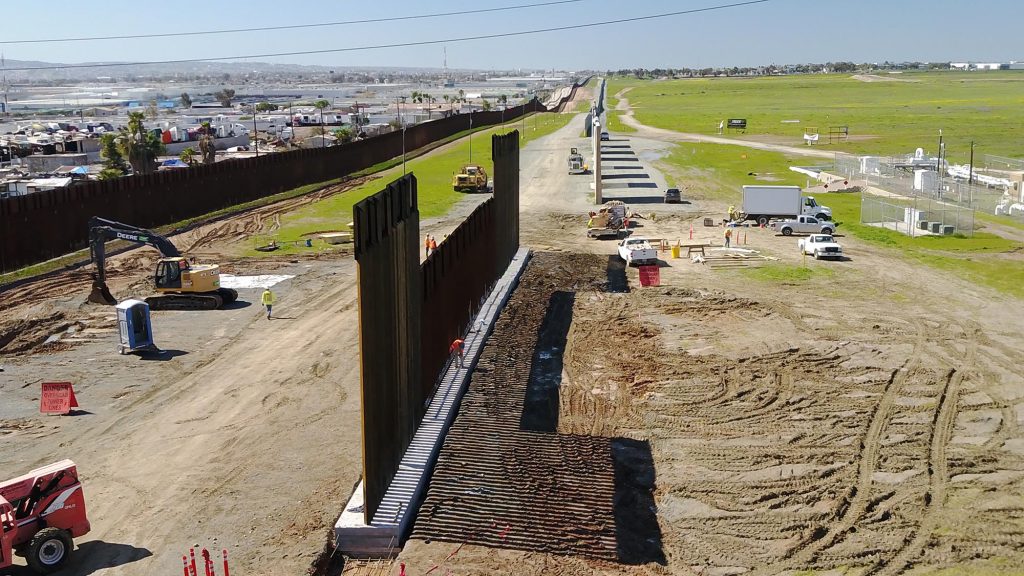 Mexican Smugglers Cut Through New Sections Of US Southern Border Wall   US NEWS BORDER CONSTRUCTION SD 1024x576 