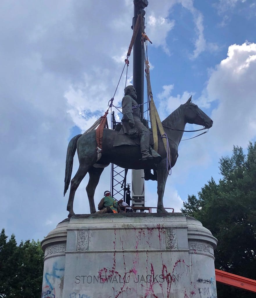 Confederate statues are coming down via executive order in Richmond, VA