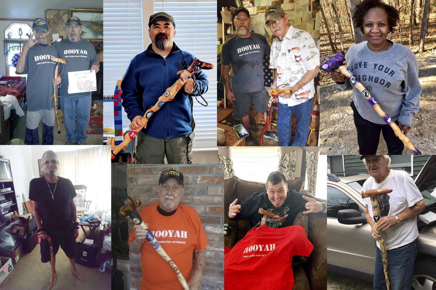 Florida woodworker makes free canes for veterans American Military News