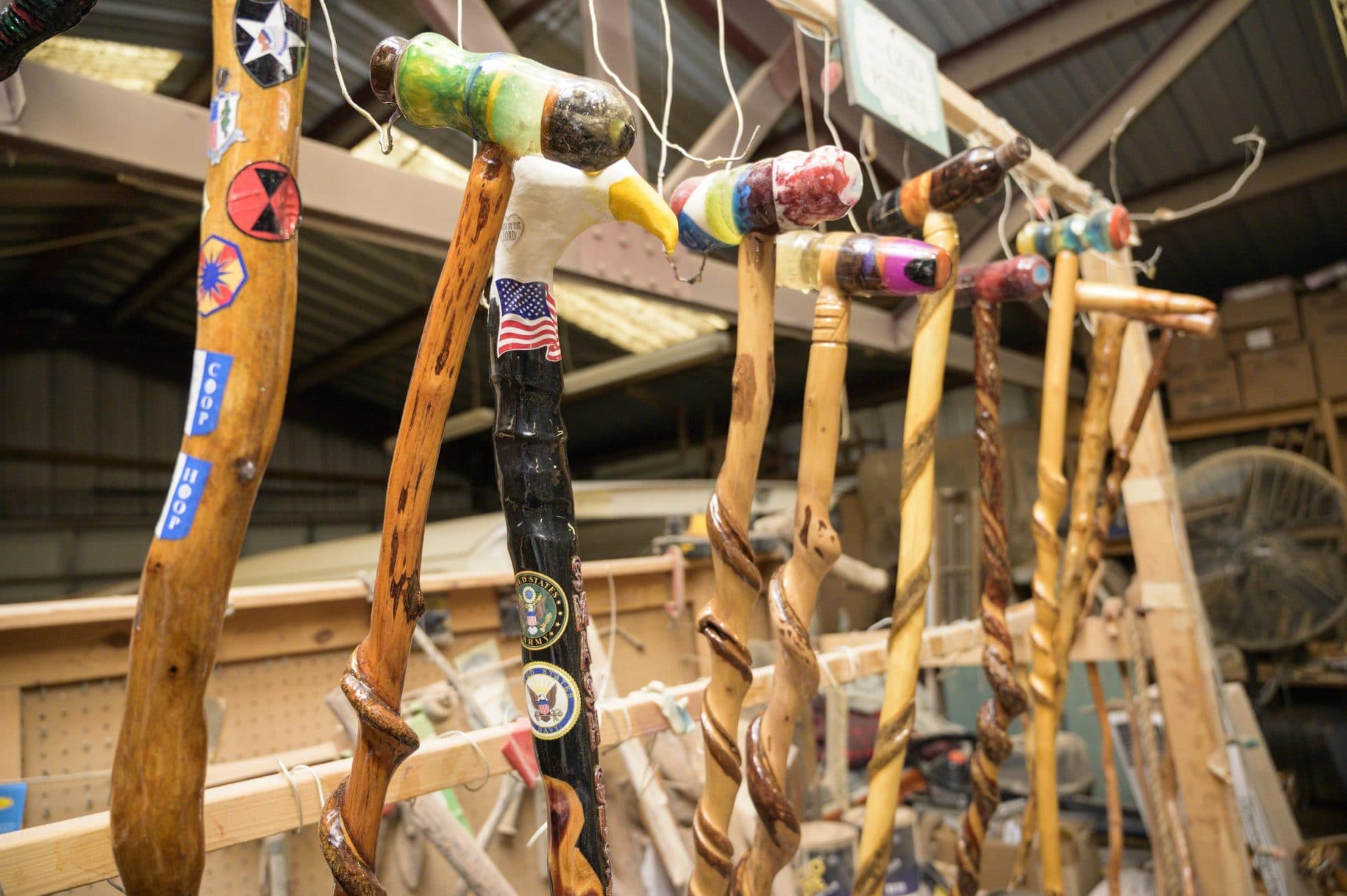 Florida woodworker makes free canes for veterans American Military News