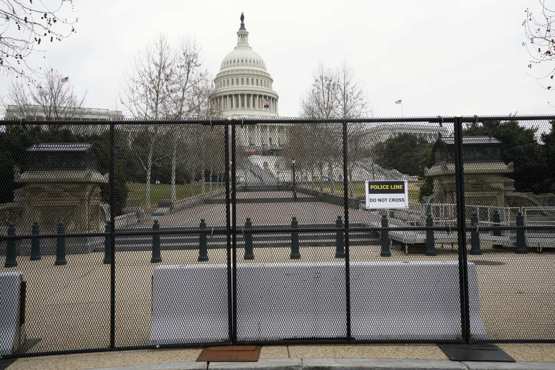 Fencing installed around US Capitol for Biden's State of the Union